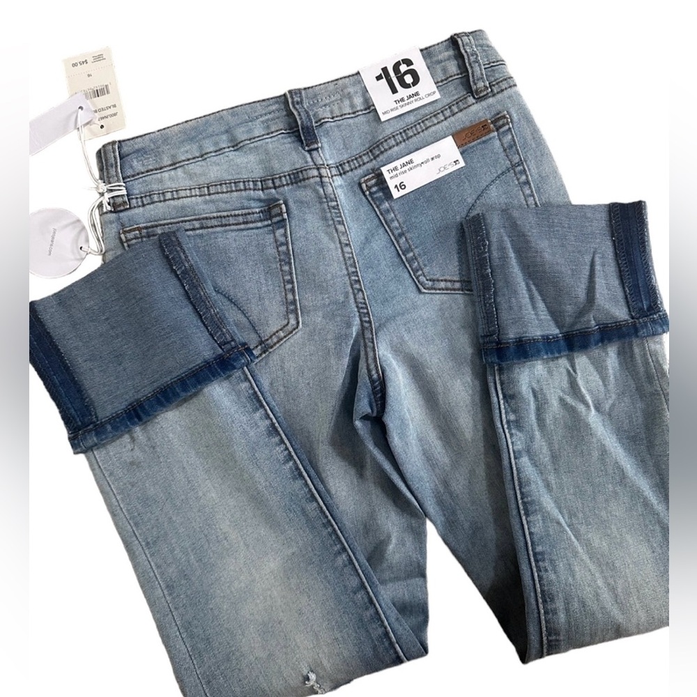 NWT Youth Girl Joe’s Jeans The Jane Skinny Roll Crop size‎ 16